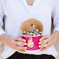 Menchie's Frozen Yogurt Coffee food