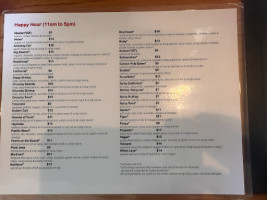 Sushi Konami menu