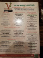 Valentinos Italiano menu