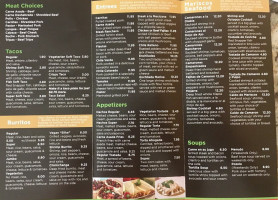 Salsa's Taqueria menu