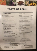 Taste Of Peru (catering Only) menu