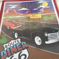 Route 66 Diner outside