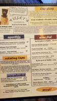 Tizley's Europub menu