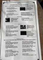 Tizley's Europub menu