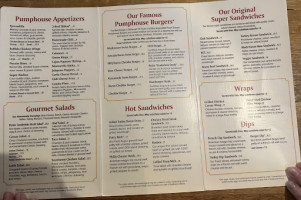 The Pumphouse Grill menu