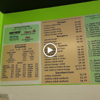 Fresh Smoothie Cafe menu