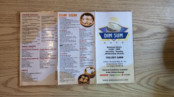 Dim Sum Café menu