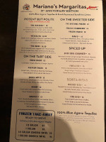 La Hacienda Ranch menu