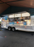 Silva's Taco Truck outside