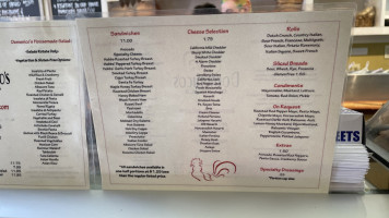 Domenico's Delicatessen And Cafe menu