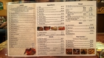 Thai Village Cuisine menu