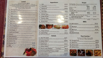 Thai Village Cuisine menu