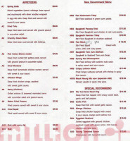 Thai Village Cuisine menu