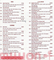 Thai Village Cuisine menu