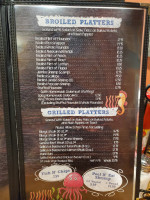 Walkertown Seafood Shack menu