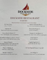 Dockside menu