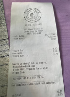 Chipotle Mexican Grill menu