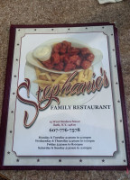 Stephanie's Family menu