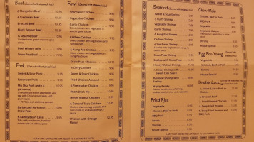 Golden Grill Mongolian Bbq menu