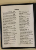 The Fill Inn Station menu