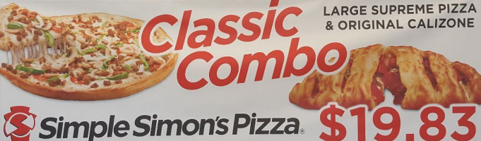 Simple Simon's Pizza food