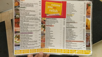 Saravanaa Bhavan menu