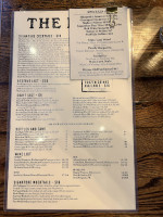 The Elgin menu