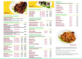 L&l Hawaiian Barbecue menu