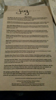 Joy Bistro menu