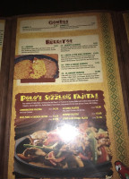 Polo's Authentic Mexican menu