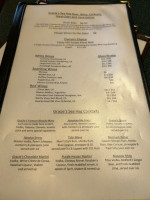 Gracie's Sea Hag Lounge Inc menu