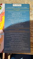 The Rooftop Lounge menu