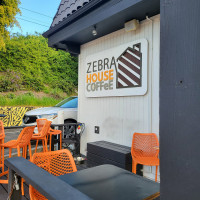 Zebra House Coffee outside