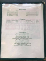 Homemade Kitchen menu