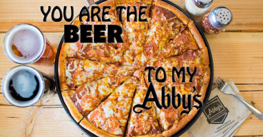 Abby's Legendary Pizza food