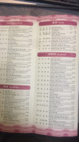 Golden Dragon menu