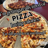 Abby's Legendary Pizza food