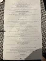 Warren's Spirited Kitchen menu