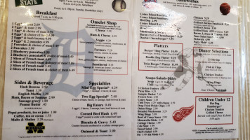 North Coney Island menu