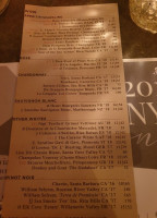 The Cellar menu