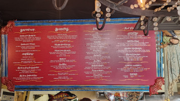 Sancho's Tacos menu