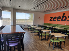 Zeebs. Fruit Ice, Burgers And Fries. inside