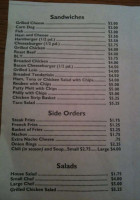 Helm Street Inn menu