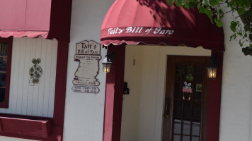 Tait's Bill Of Fare food