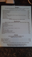 Wagon Wheel Lounge menu