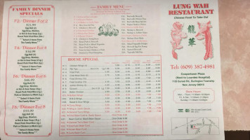 Lung Wah menu