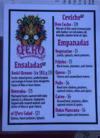 Q'ero menu