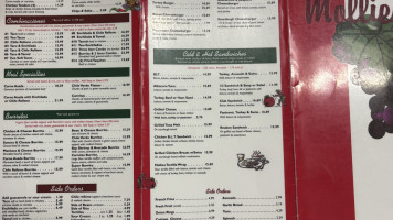 Mollie's Country Kitchen menu