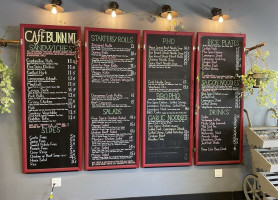 Cafe Bunn Mi menu