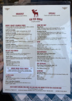 Mountain Creek menu